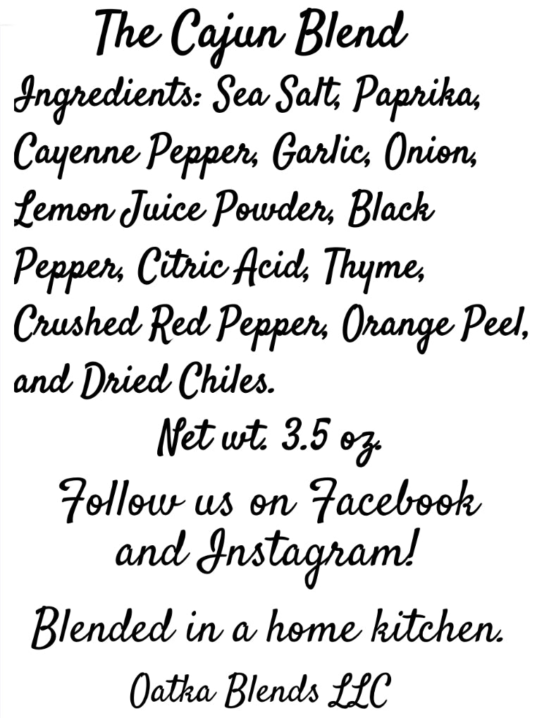 The Cajun Blend 3.5oz